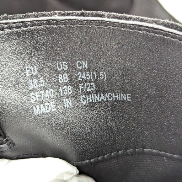 Stuart Weitzman Women Boulevard Black Suede Moto Mid Calf Boots size 8 - Picture 10 of 11